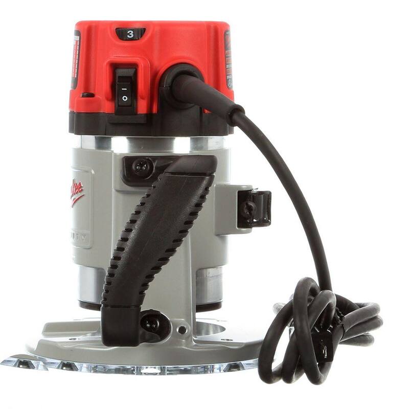 Enrutador de producción de base fija Milwaukee 3-1/2 HP máximo - 5625-20