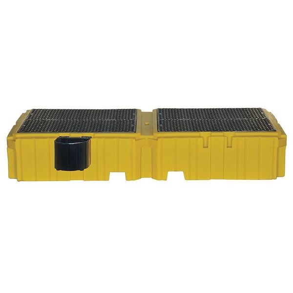 Ultratech Spill Pallet, 535 gal Spill Capacity, 2 Drums, 8,000 lb Load Capacity, Polyethylene - 1142