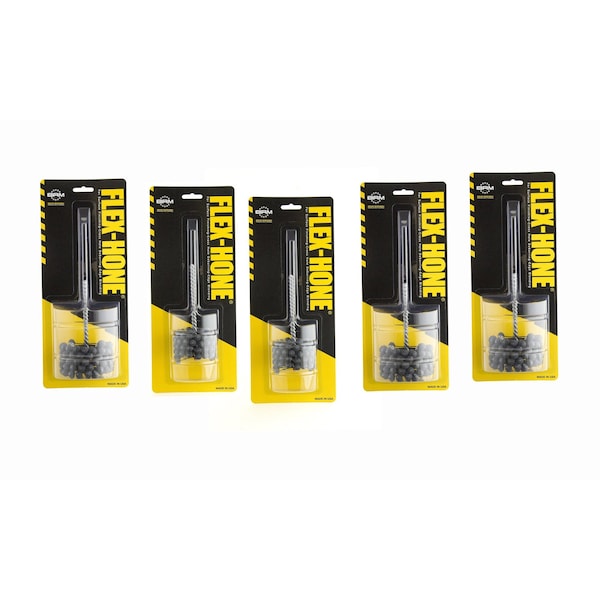 Flex-Hone Tool DBCK FLEX-HONE 5-Piece Kit in 180 Grit Silicon Carbide - DBCK