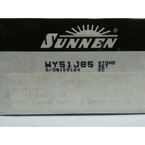 Sunnen HONING STONE SET OTHER ABRASIVE - WY51J85