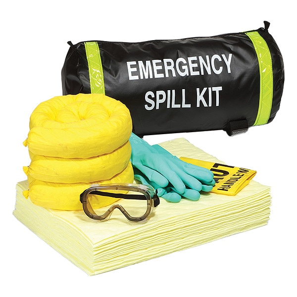 Spilltech Spill Kit, 8 gal Volume Absorbed per Kit, Not Applicable Capacity, Duffel Bag - SPKHZ-LIFT