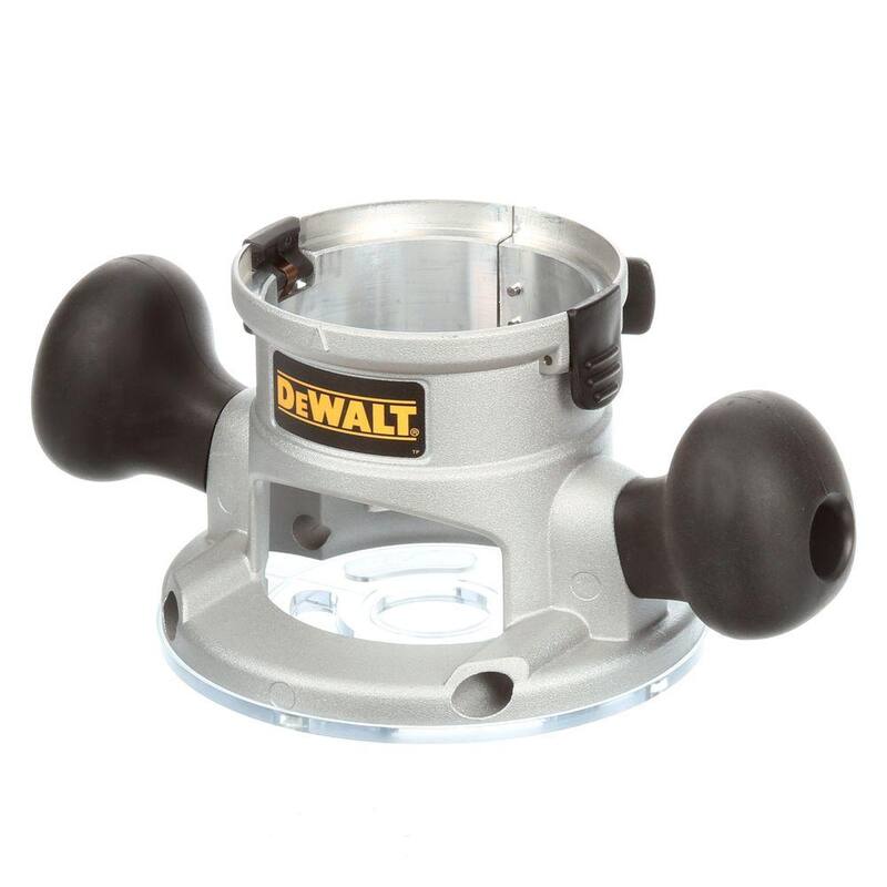 Kit combo de router fijo y de inmersión DEWALT de 2-1/4 HP con velocidad variable electrónica y arranque suave - DW618PK