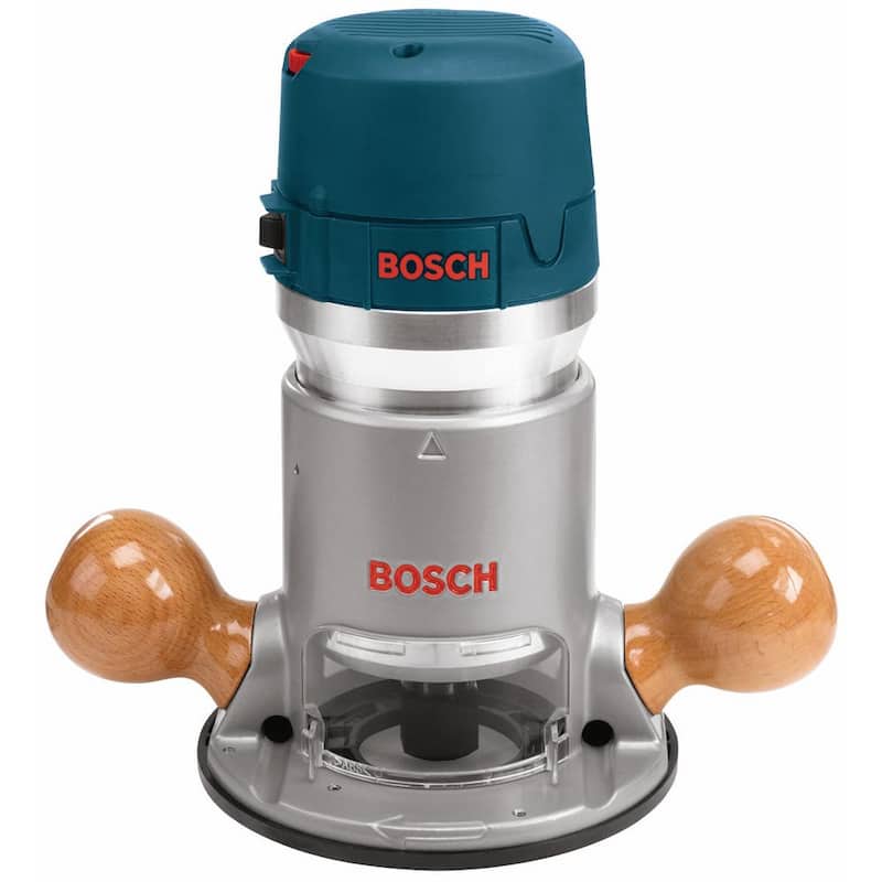 Enrutador Bosch de 12 amperios y 2-1/4 HP con mesa fija de enrutador de bonificación - 1617EVS+RA1141