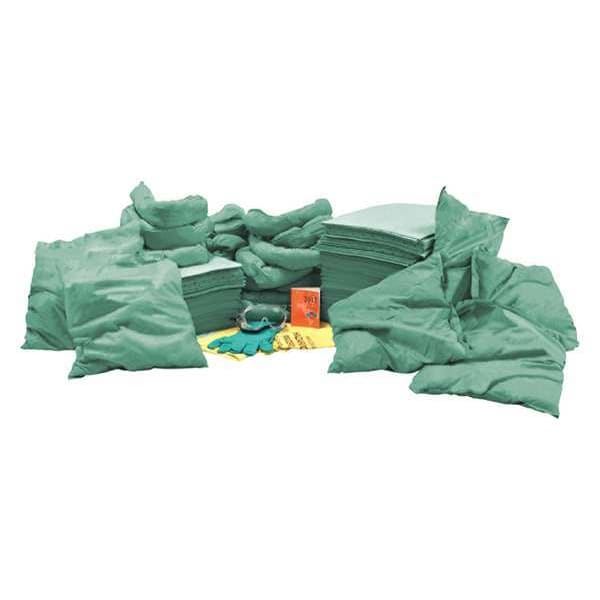 Condor Spill Kit Refill, 55 gal Volume Absorbed per Kit, 65 gal Capacity, Refill - 35ZR89