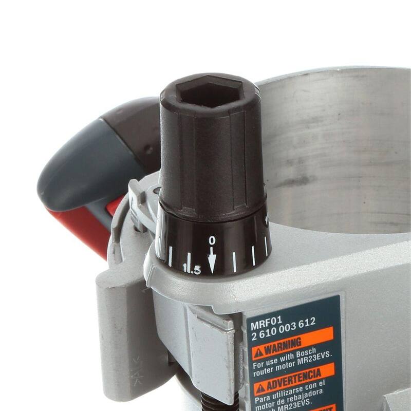 Kit de Router de Base Fija y de Inmersión de Velocidad Variable con Cable de 15 Amperes de Bosch con Estuche Resistente - MRC23EVSK