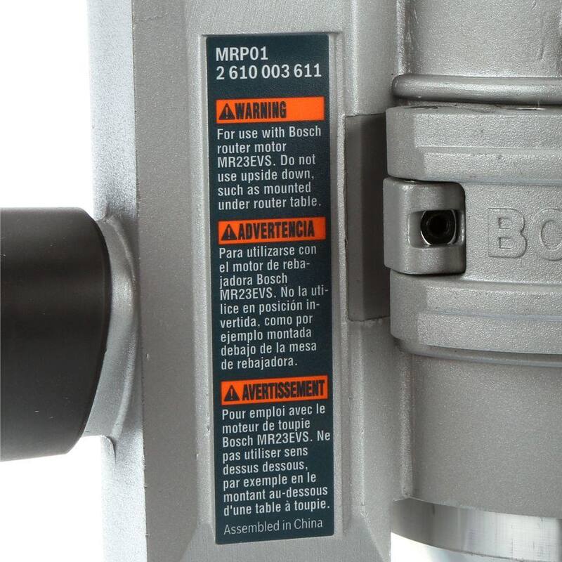 Kit de Router de Base Fija y de Inmersión de Velocidad Variable con Cable de 15 Amperes de Bosch con Estuche Resistente - MRC23EVSK