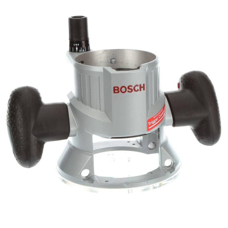 Kit de Router de Base Fija y de Inmersión de Velocidad Variable con Cable de 15 Amperes de Bosch con Estuche Resistente - MRC23EVSK