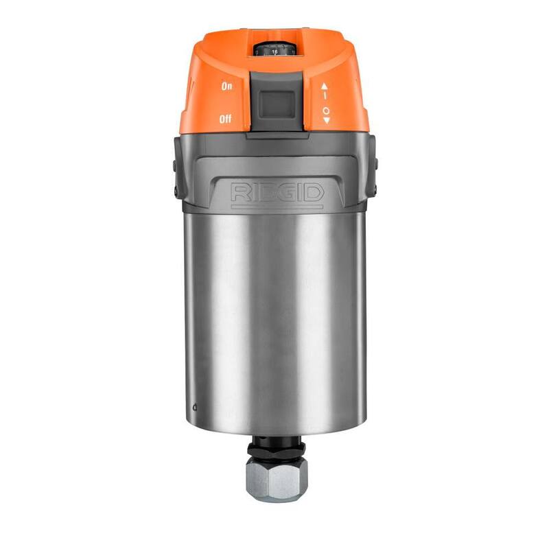 Enrutador con cable de 11 amperios y 2 caballos de fuerza, base fija y para inmersión de servicio pesado de 1/2 pulgadas - R29303N