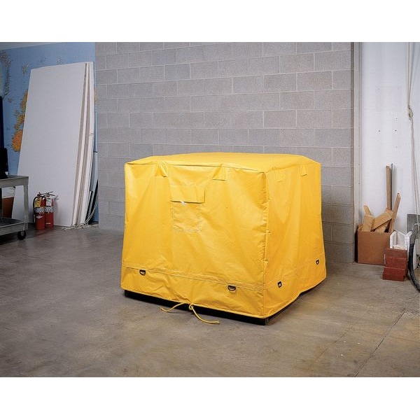 Zoro Select Containment Tarp, 52-1/2 In. L, Black - 9WH43