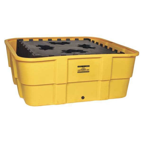 Eagle Mfg Spill Pallet, 400 gal Spill Capacity, 0 Drums, 10,000 lb Load Capacity, Polyethylene - 1683D