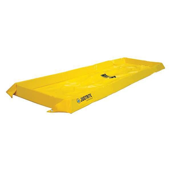 Justrite Spill Berm, 2 ft. L x 8 ft. W x 4 in. H - 28404
