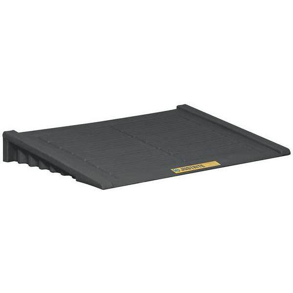 Justrite Ramp for 2 Drum and Larger Accumulation Center, Black - 28687 - 28687
