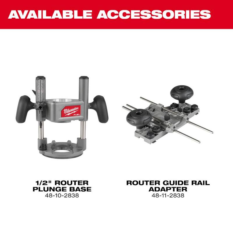Milwaukee M18 FUEL 18V Llave inalámbrica de iones de litio sin escobillas de 1/2 pulgadas (solo herramienta) con base adicional de inmersión - 2838-20-48-10-2838