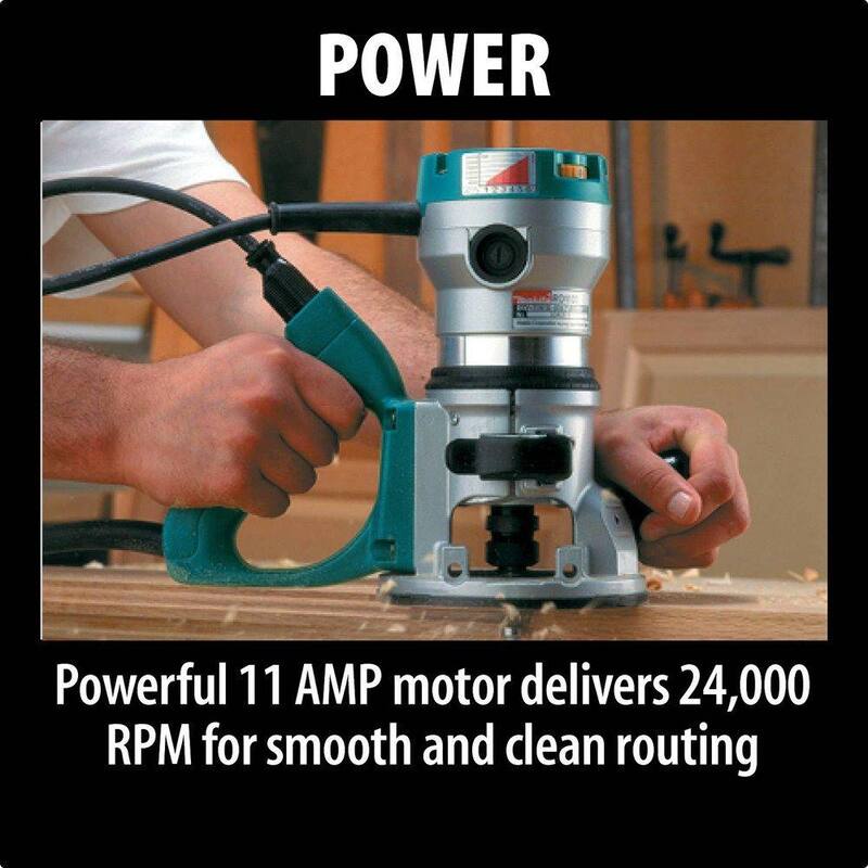 Enrutador de 2-1/4 HP de 11 amperes Makita - RF1101
