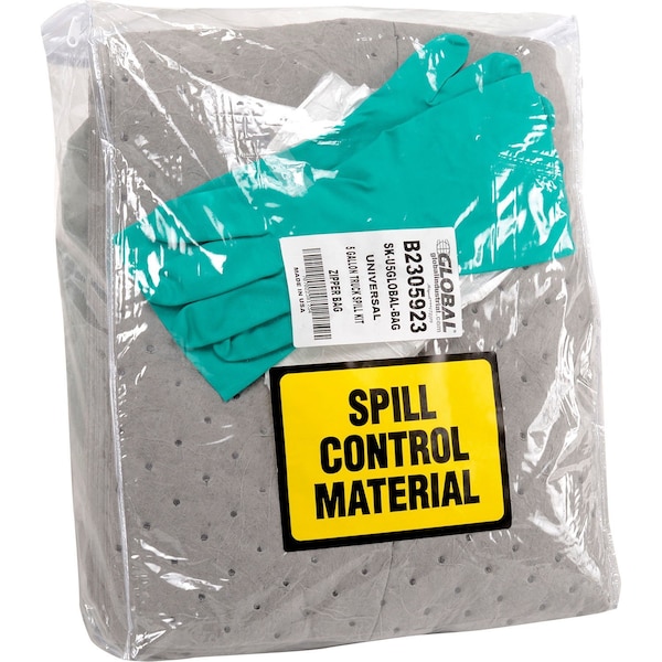 Global Industrial Universal 5 Gallon Truck Spill Kit-Zipper Bag - B2305923