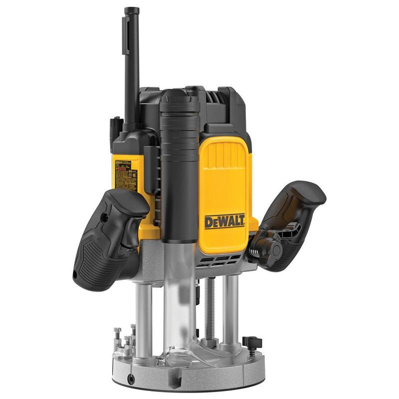 Enrutador de inmersión DEWALT de 15 amperes con cable de 1/2 pulgadas - DWE625