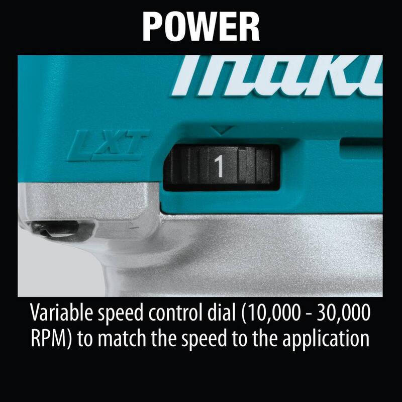 Kit de enrutador compacto inalámbrico sin escobillas de 18V LXT de 5.0 Ah de iones de litio - XTR01T7