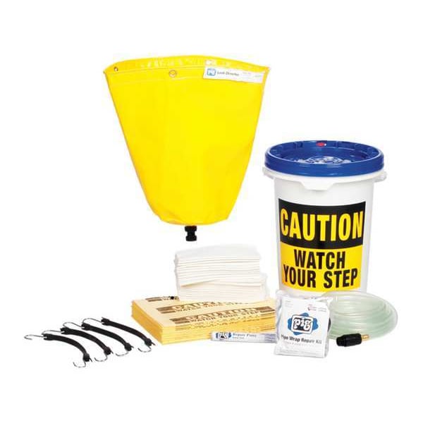 Pig PIG Pipe Leak Diverter Bucket Kit, 11 lb. - TLS669-YW