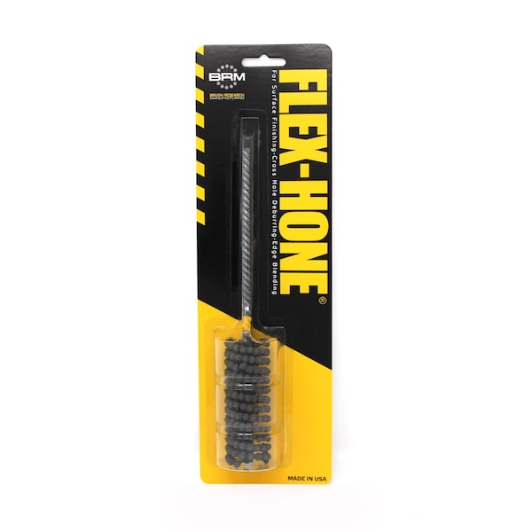 Flex-Hone Tool BC15162500CD FLEX-HONE, 0.938" (23.8mm) bore, 8" OAL, 2500 Mesh Grit, Diamond (CD) - BC15162500CD