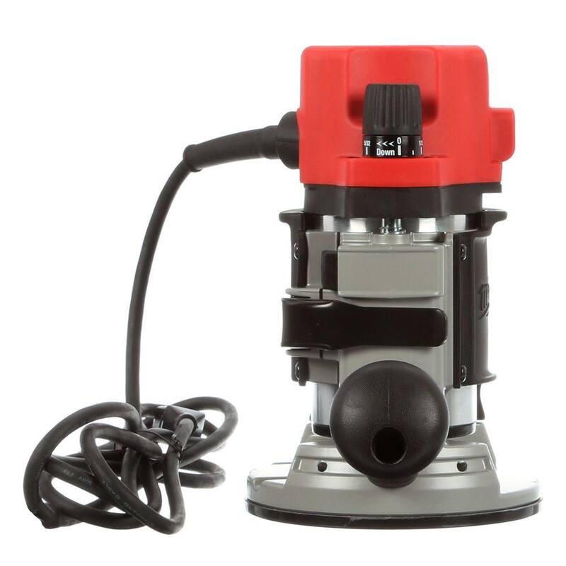 Enrutador Milwaukee de 13 amperes con cable y 2-1/4 pulgadas de potencia máxima EVS BodyGrip - 5616-20