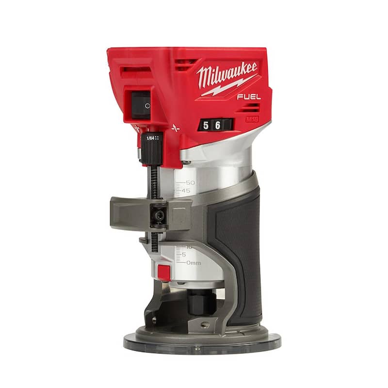 Enrutador compacto inalámbrico sin escobillas de litio-ion de 18V Milwaukee M18 FUEL con batería M18 de 5.0 Ah - 2723-20-48-11-1850