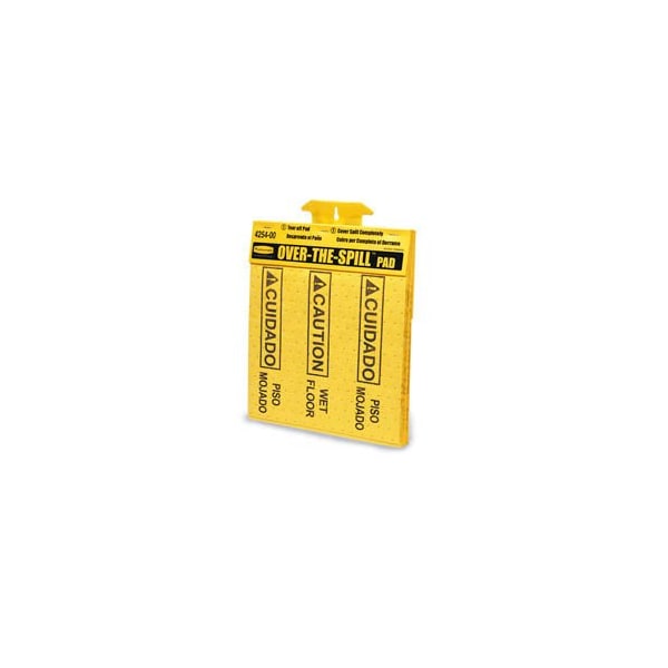 Rubbermaid Commercial Rubbermaid 4254 OverTheSpill Pad, 22 SheetsPad - FG425400YEL