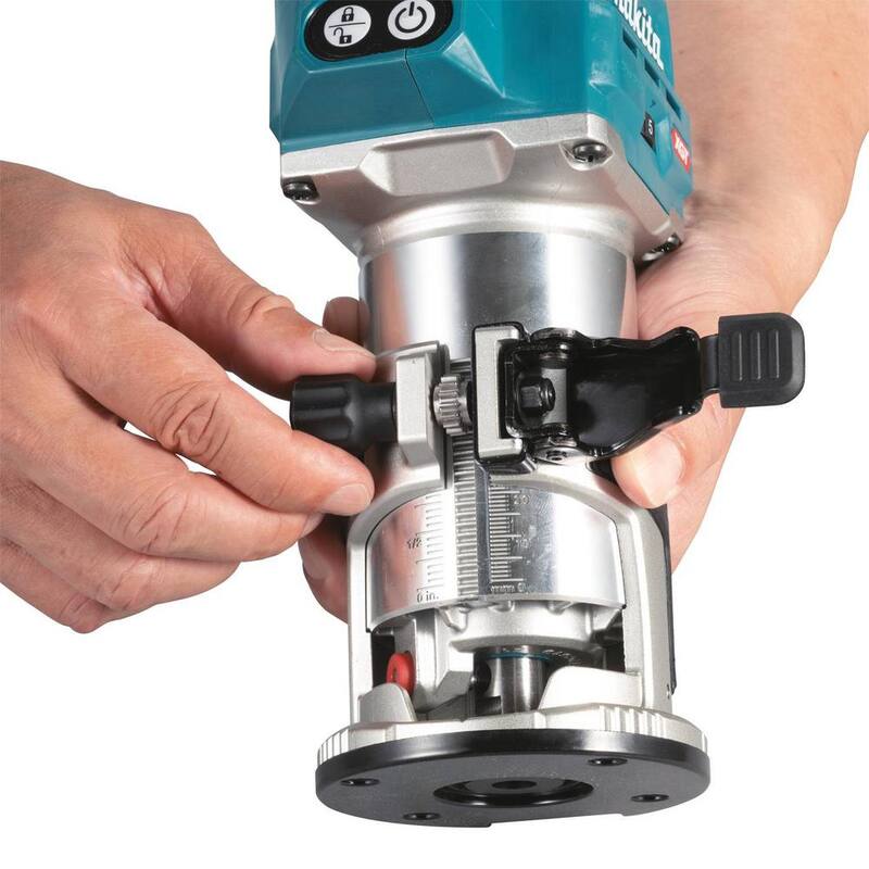 Enrutador compacto inalámbrico sin escobillas Makita 40V max XGT (Herramienta solamente) - GTR01Z