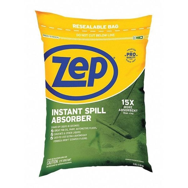 Zep Instant Spill Absorber, 3 lb., PK6 - ZUABS3
