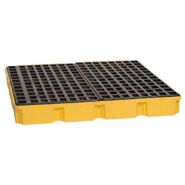 Eagle Mfg Spill Deck, 60 gal Spill Capacity, 4 Drums, 10,000 lb Load Capacity, Polyethylene - 1635D