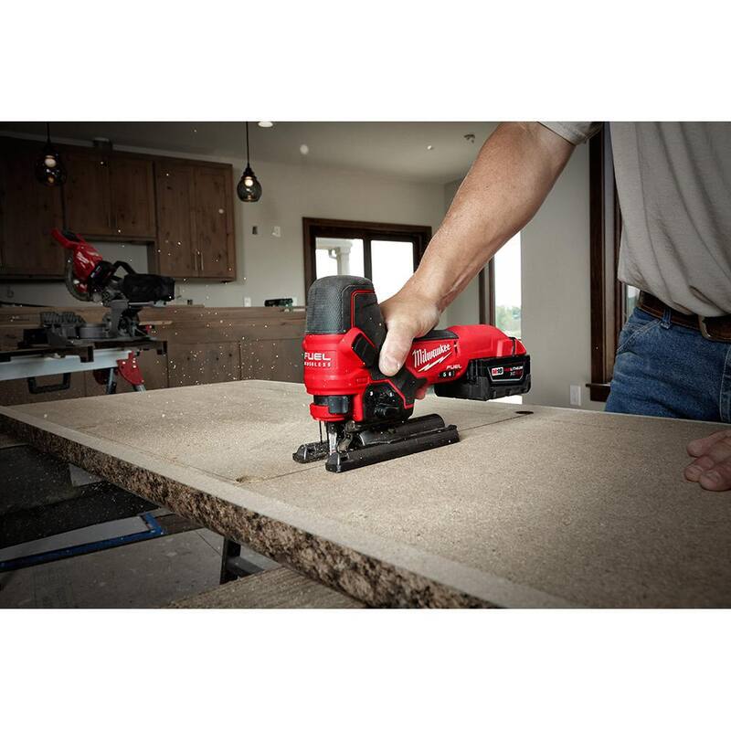 Juego de Router Compacto Inalámbrico sin Escobillas y Sierra de Calar con Agarre de Barril Milwaukee M18 FUEL 18V Lithium-Ion (Solo Herramienta) - 2723-20-2737B-20
