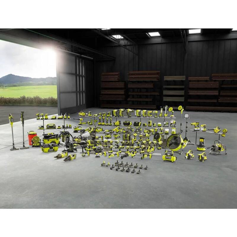 RYOBI ONE+ Enrutador compacto inalámbrico de base fija de 18V (Herramienta solamente) con juego de 24 piezas de brocas para enrutador - PCL424B-A252401