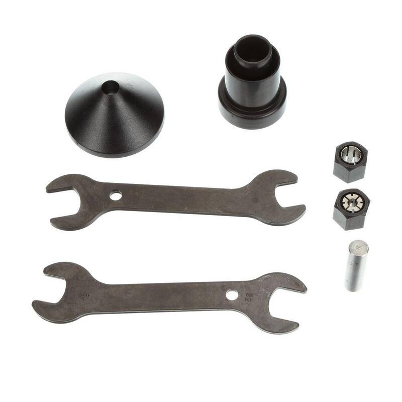 Kit de Combo de Router Fijo / de Inmersión DEWALT de 11 Amperes con Base Fija de 1-3/4 Caballos de Fuerza - DW616PK
