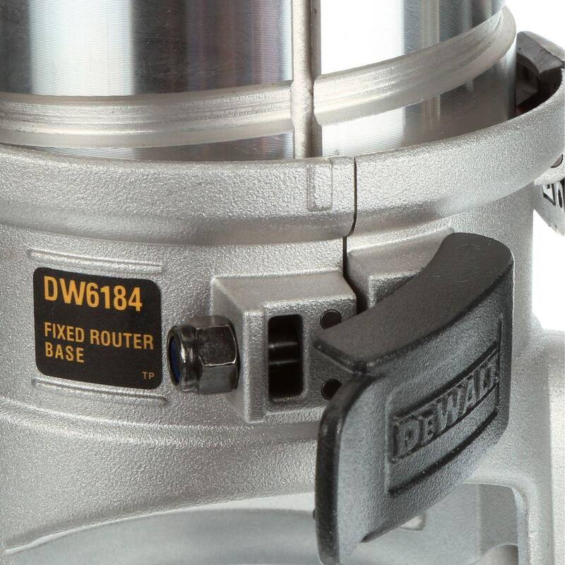 Kit de Combo de Router Fijo / de Inmersión DEWALT de 11 Amperes con Base Fija de 1-3/4 Caballos de Fuerza - DW616PK