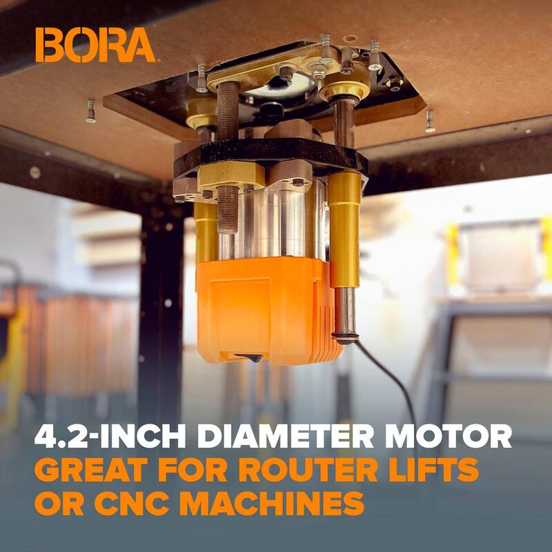 Motor de enrutador compacto con arranque suave de 15 amperes y 3.25 HP con velocidad variable - PM-6200