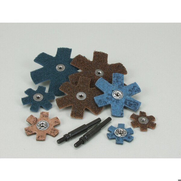 Scotch-Brite Low Stretch Star, 1-1/2  x 1/4-20, PK25 - 7100179705