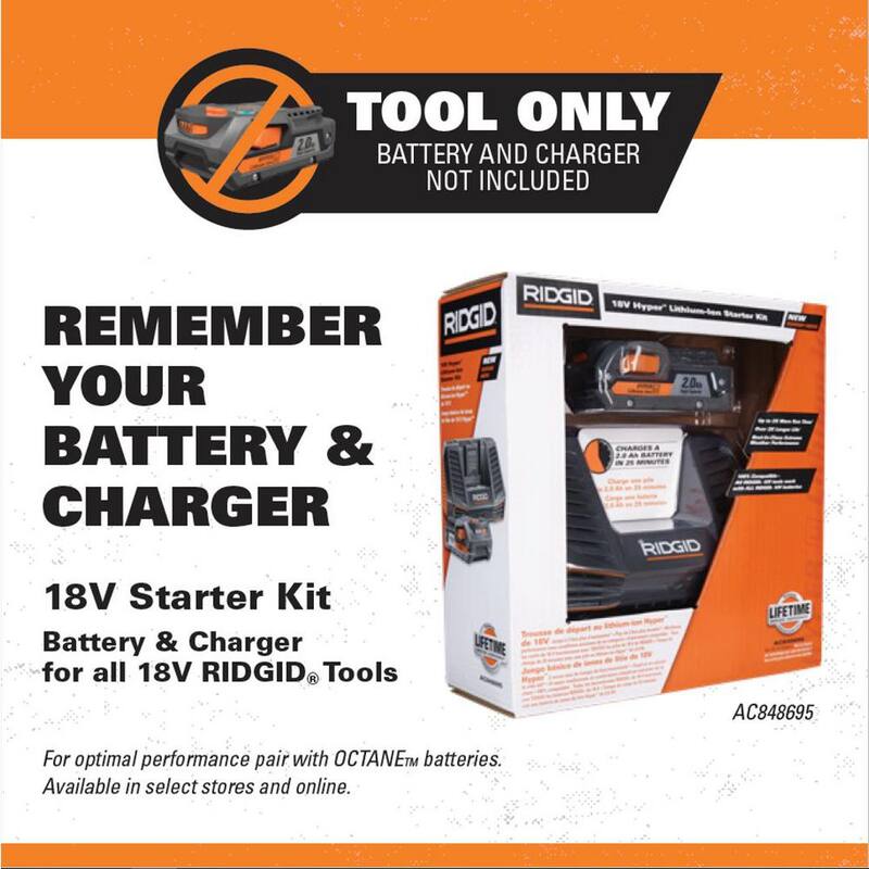 Kit de combinación de 2 herramientas inalámbricas RIDGID de 18V con sierra de banda compacta y enrutador de base fija compacto sin escobillas OCTANE (solo herramientas) - R8604B-R860443B