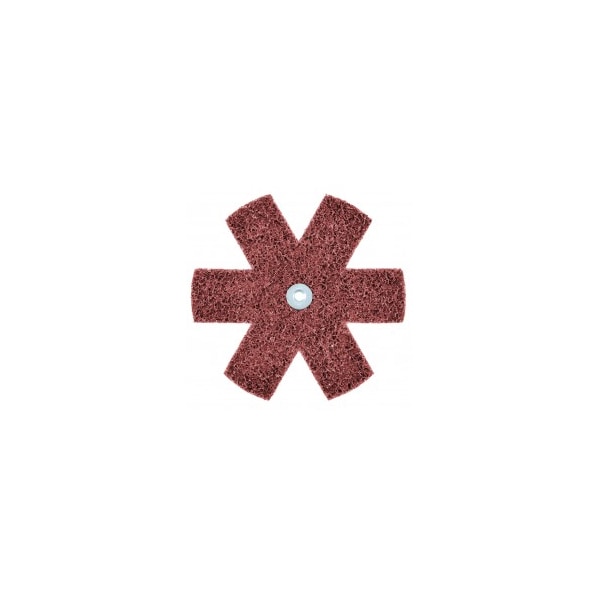 Arc Abrasives Zk Star 3In Med 1/4-20 - 62216