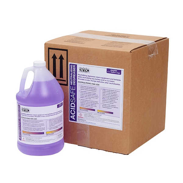 Wyk Acidsafe Liquid, 4, 1 gal. Jugs, PK4 - AN3304