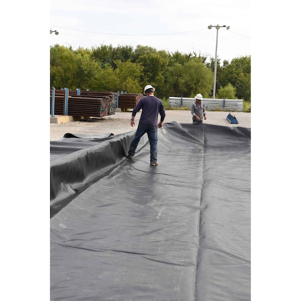 Ultratech Ultra-Containment Wall M2, 1 ft System Liner 30 mil Textured PE 34' X 64', Liner Only - 8887