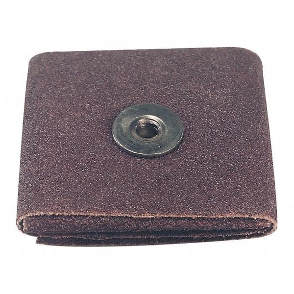 Superior Abrasives Square Pad, 1.5x1.5x3/8, A/O, Grit 120 - A007675