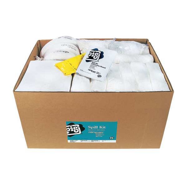 Pig Spill Kit Refill, 127 gal Volume Absorbed per Kit, Not Applicable Capacity, Box, White, 215 - KITR404