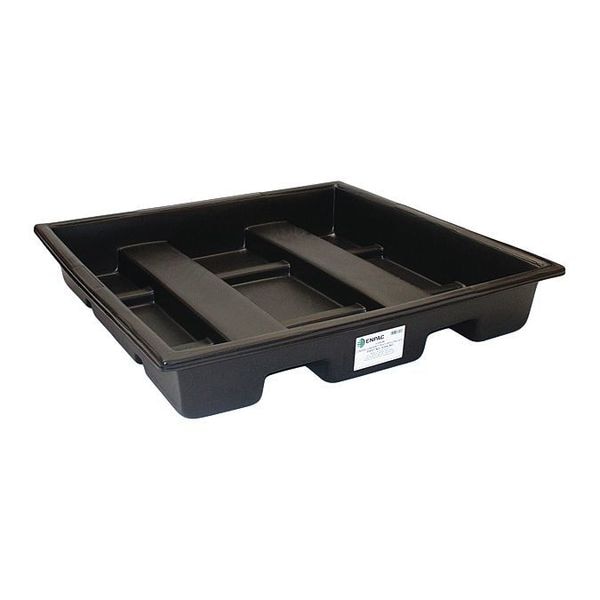 Enpac Cross-Contain Pallet, Sump Only, 4 Drum - 5394-BK-SUMP