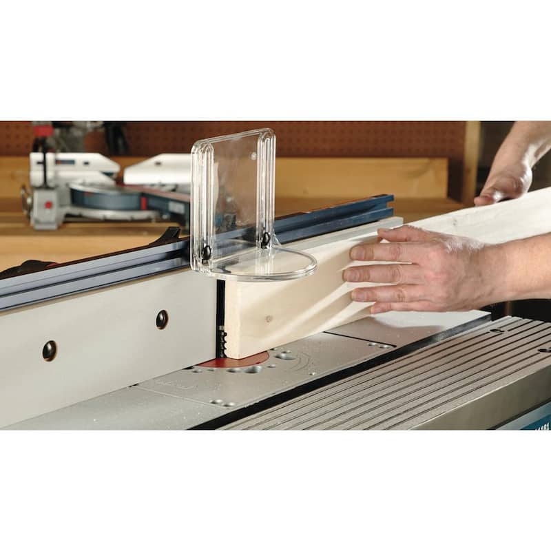 Mesa de enrutador para banco de trabajo de aluminio de 27 pulgadas x 18 pulgadas con puerto de manguera de vacío de 2-1/2 pulgadas - RA1181.