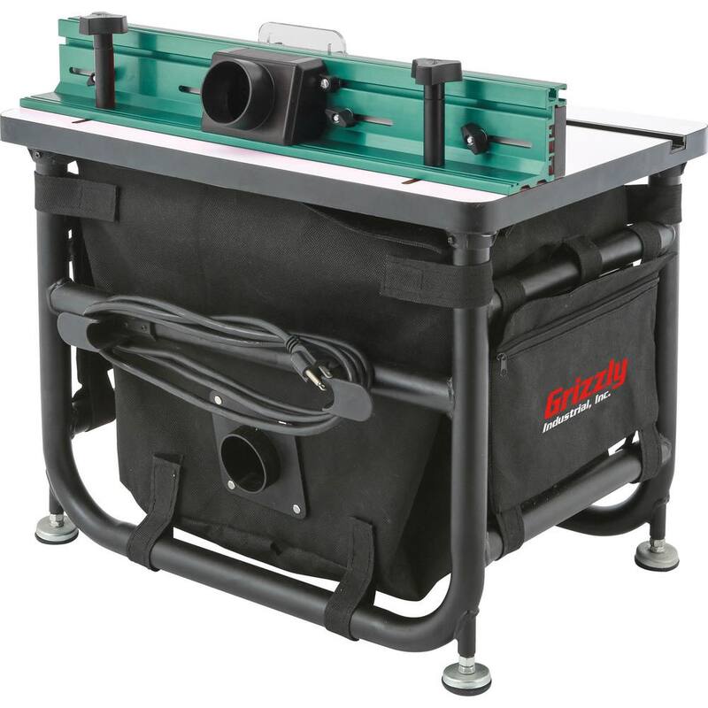 Mesa de enrutador portátil de la serie Industrial Grizzly - T28048