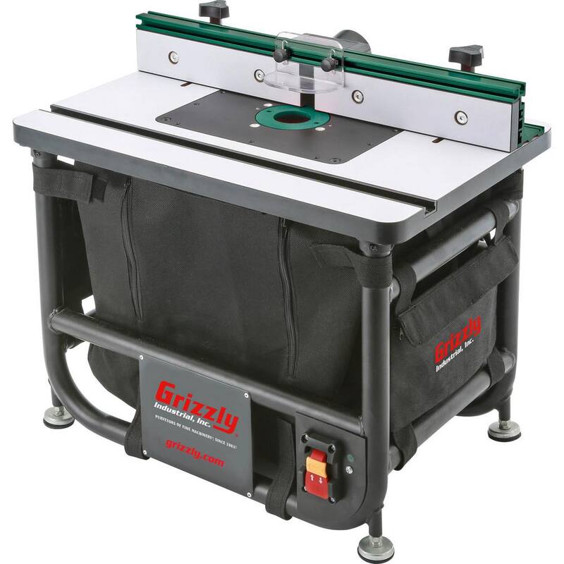 Mesa de enrutador portátil de la serie Industrial Grizzly - T28048