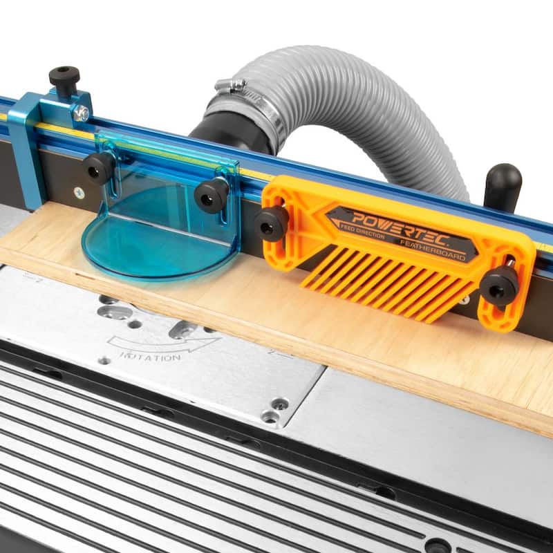 Sistema de cerca para mesa de enrutador de lujo de 24 pulgadas de alto y 24 pulgadas de largo POWERTec - 71536
