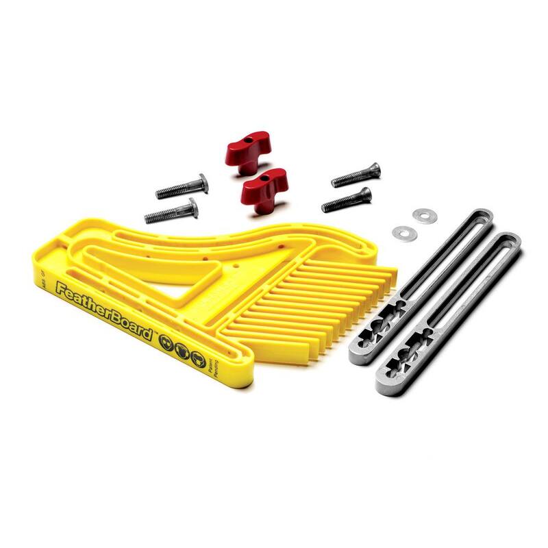 Placa de plumas Milescraft para mesas de enrutador y sierras de mesa - 14060713