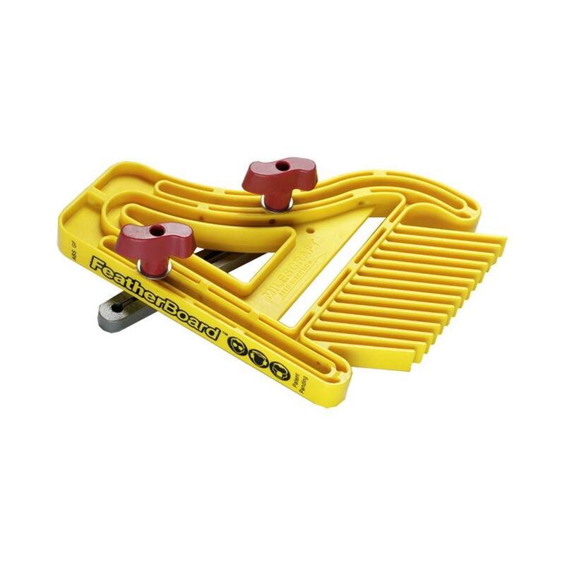 Placa de plumas Milescraft para mesas de enrutador y sierras de mesa - 14060713