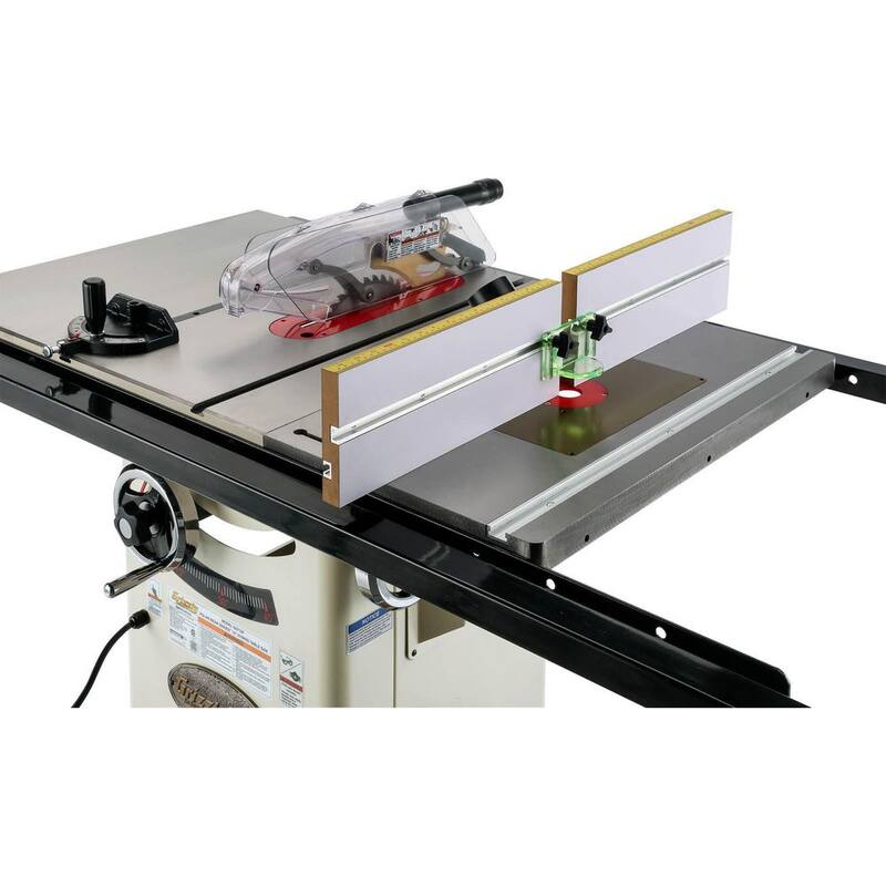 Extensión para mesa de enrutador industrial Grizzly para sierras de mesa - T1244