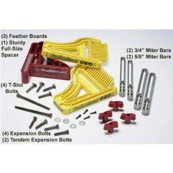 Milescraft Tablero de Plumas Dual/Tándem para Routers, Sierras de Mesa y Sierras de Banda - 1407